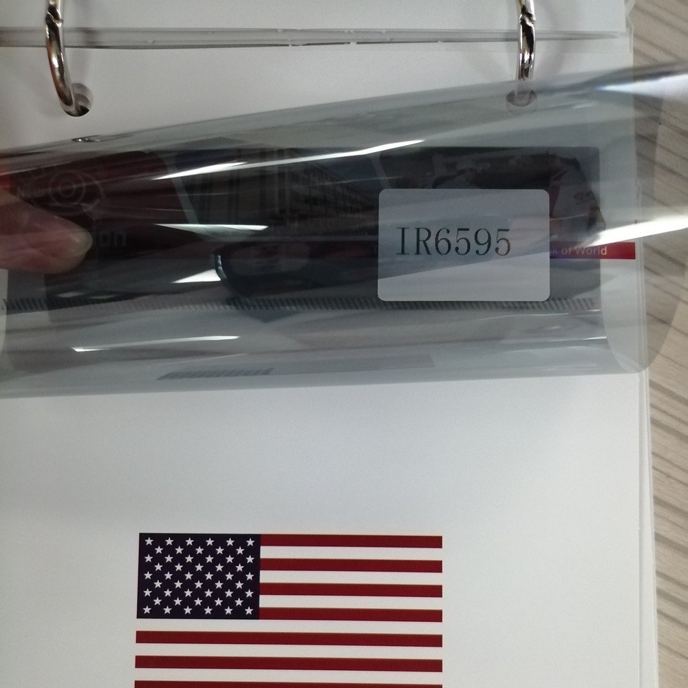 New vision perforated car window sticker IR-6595 blue PET nano ceramic window coating