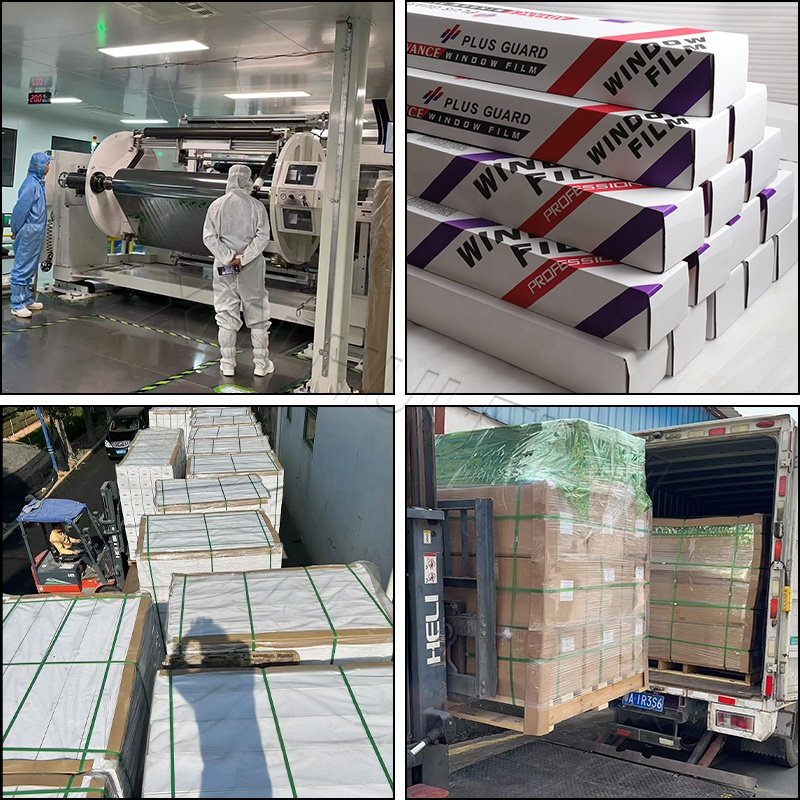 IRR99% UVR99% Solar Uv Rejection Heat Rejection Heat Tint Films Car Window Film Roll