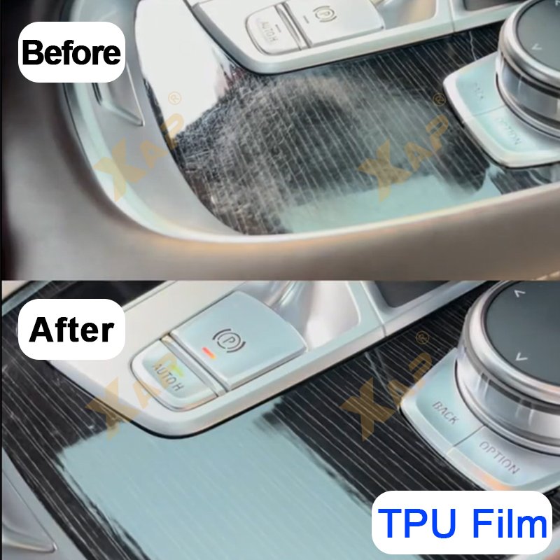 Car Front Headlamp Film for Land Rover Range Rover Velar 2017-2023 Tpu Transparent Film Exterior Headlight Strips Car Sticker