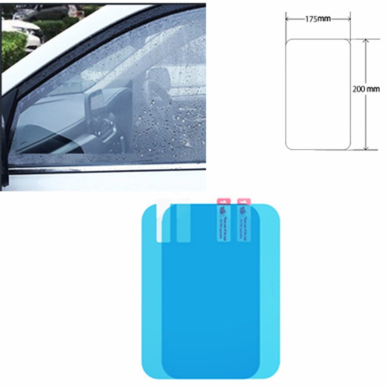 Anti Fog Car Mirror Window Clear Film Antir Rearview Mirror Protective Film Waterproof Rainproof Car Sticker Car accessories