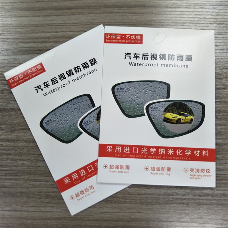 Anti Fog Car Mirror Window Clear Film Antir Rearview Mirror Protective Film Waterproof Rainproof Car Sticker Car accessories