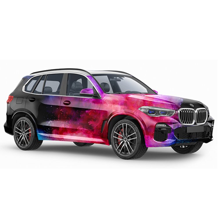 Painted car color change film automobile graffiti film personalized modified auto gradient painted car film sticker