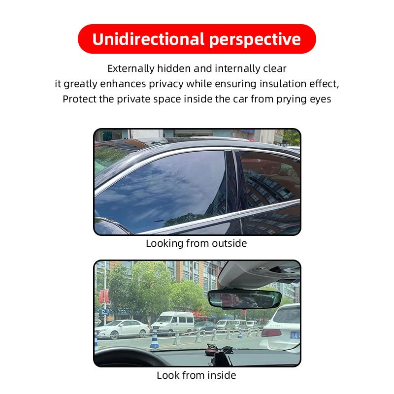 Wholesale Solar Window Film VLT 60% UVR99% Color-Changing Magnetron Reflective PET Stained Glass with UV Proof Function Car Tint