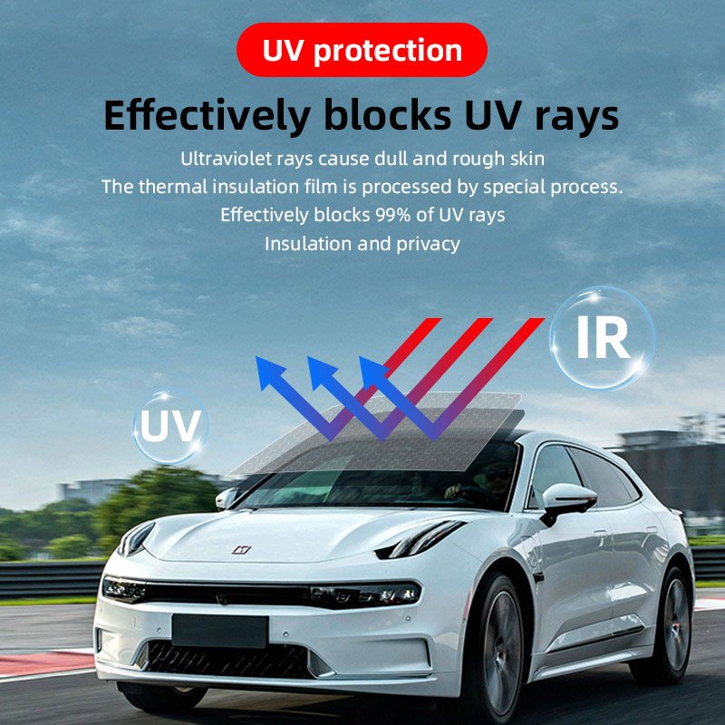 Wholesale Solar Window Film VLT 60% UVR99% Color-Changing Magnetron Reflective PET Stained Glass with UV Proof Function Car Tint