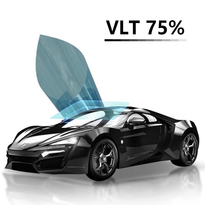 Super Hermes-series anti glare & scratch VLT 6%~75% 99% UV proof 99% IRR Heat insulation Nano Ceramic solar window tint car film