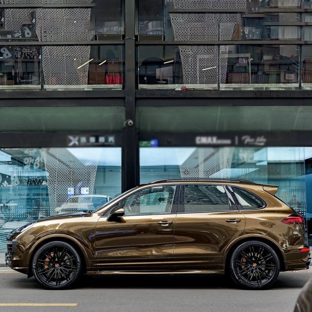 Wrapmaster 1.52*17m Auto Accessories Super Gloss Metal Midnight Gold Car Film Vinyl Wrap