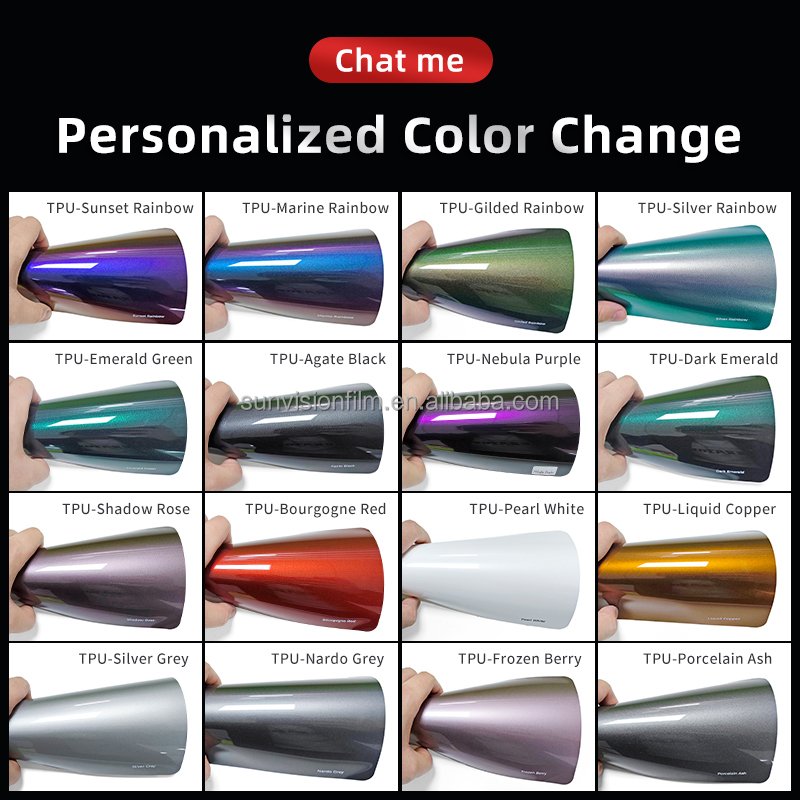 Free Sample PPF Paint Protection Film car window film glass protection solar control chameleon clear window tint film