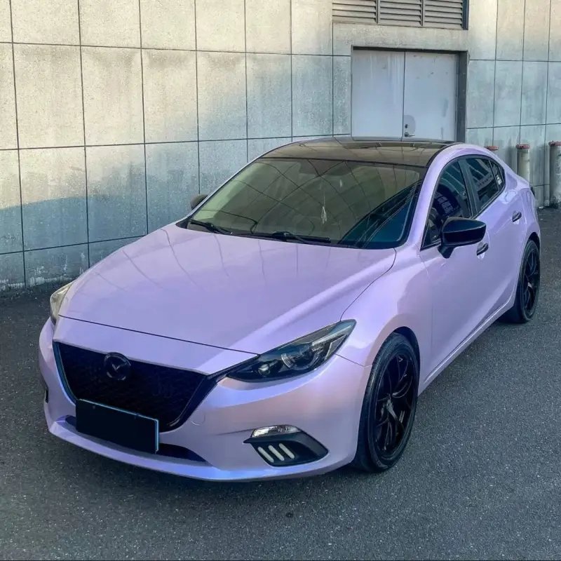 Purple Car Wrap Vinyl Color OEM Factory Price Decorative Filmstpu PET Matt Color-changing Car Film Body Protection for Car Pets
