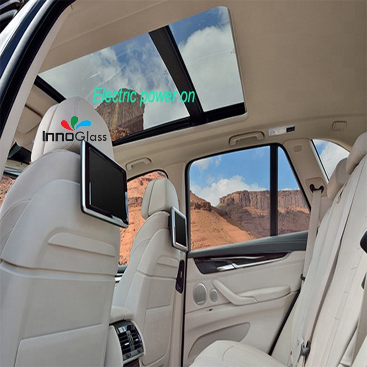Super Thin 0.12mm White/Dark Grey Car Film Smart Car Window Sunroof Skylight PDLC Smart Film