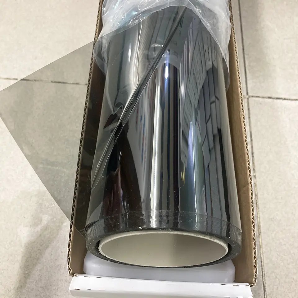 1.52x30m Heat Insulation Self Adhesive Vlt70% HP-BK70 Window Tint Film 2 Mil 2ply Light Black PET Car Windows UV Protection 70%
