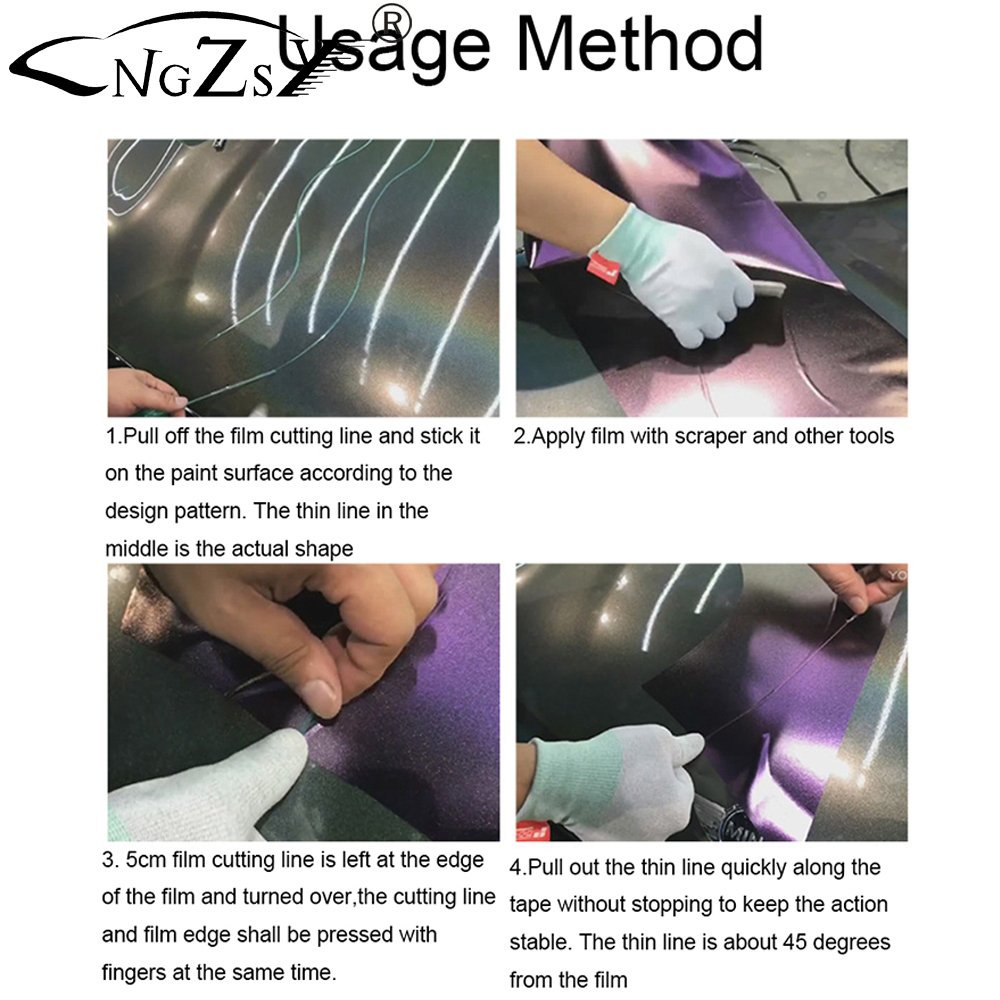 Auto Accessories Car Stickers Cutting Tool Vinyl Film Wrapping Cut Tape Body Color Film Tool Body Beauty Line Anti - Scratch E28