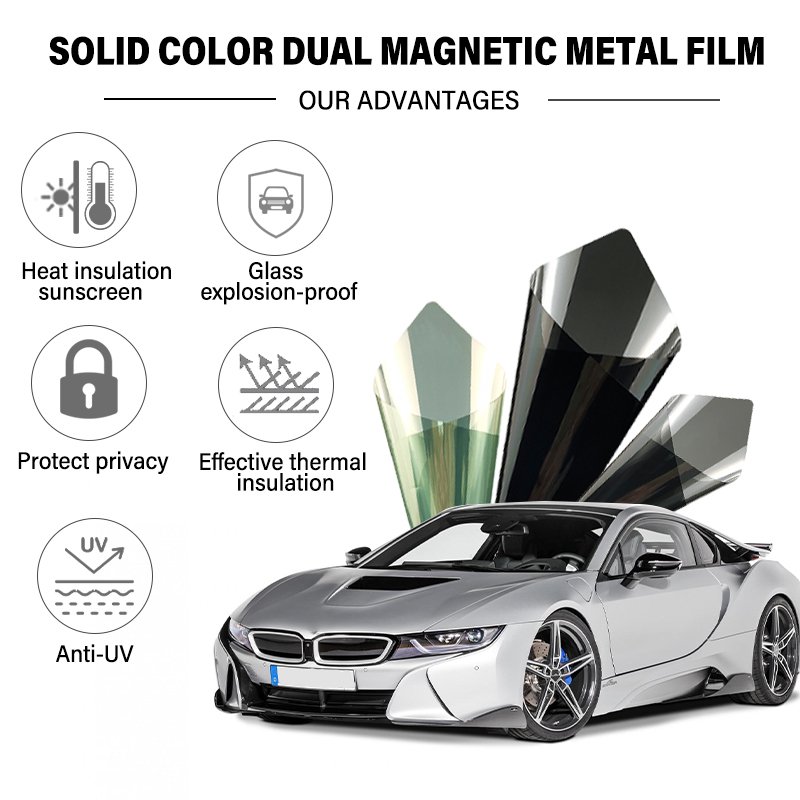 H-35 Car Sputtering Metalized Reflective Roll Night Vision American Insufilm Heat Control Ceramic Solar Car Window Tint Film
