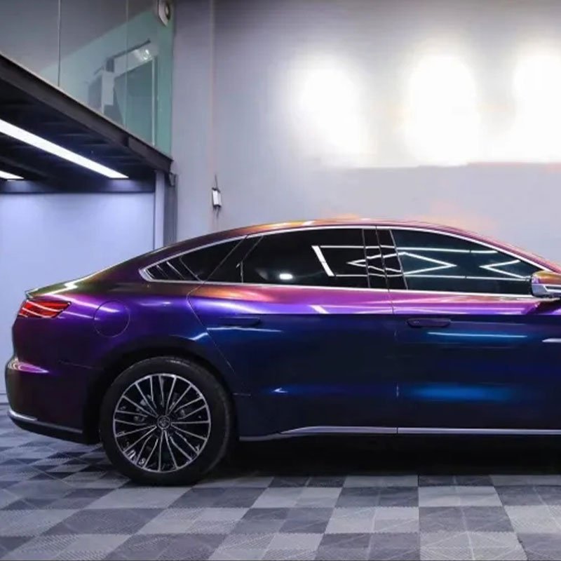 KOOPPF Violet Light Color TPU PPF paint protection film car films 1 rolls 1.52*16M thickness 8mil Color Change PPF for car
