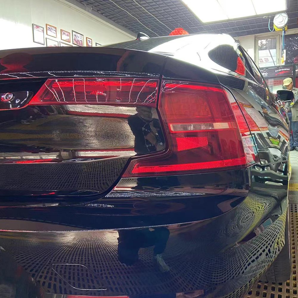 Resistance High Temperature Satin Metallic Glossy Black TPU PPF Film Car Paint Protection