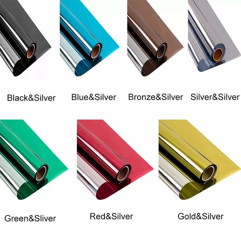 One Way Vision High Quality Uv Resistance Sun Control Glass Window Tinting Best Solar Film For Home 1.52*30m