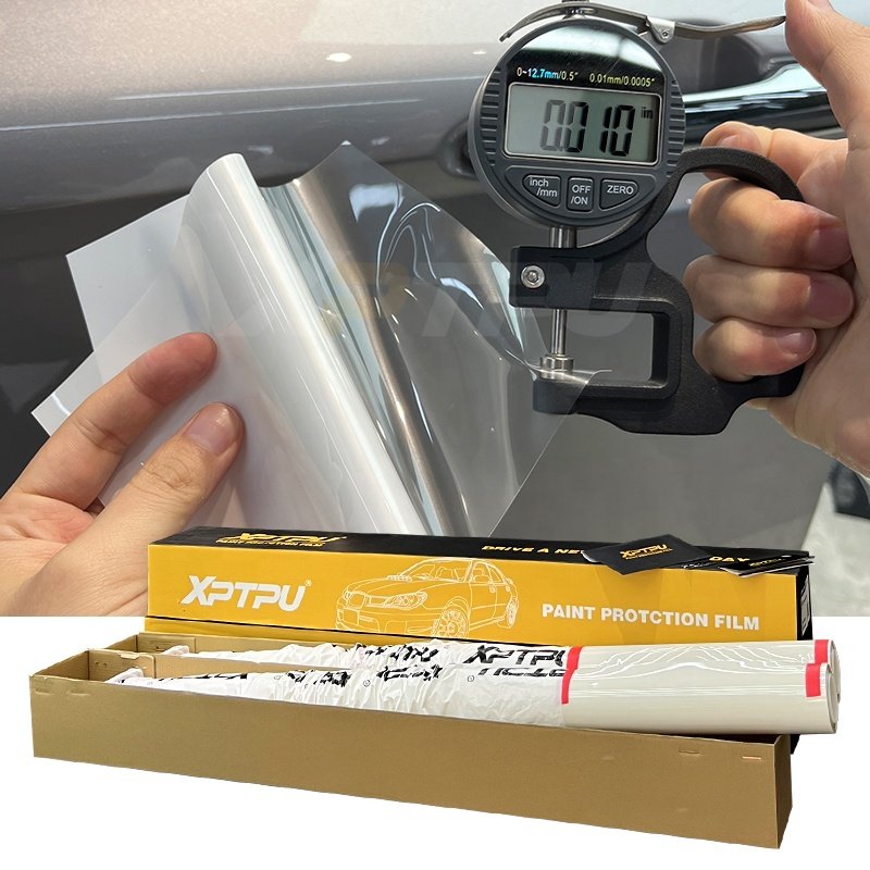 Manufacturer 6.5mil 7.5mil 8.5mil 10mil Tpu Gloss Clear Car Body Ppf Paint Protection Film For Car