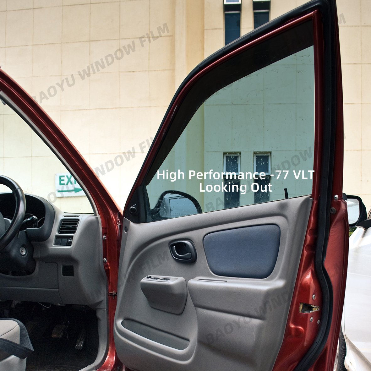 Mazda PET Fasion Window Film Heat Insulation Anti UV for Cars Window Tint Windows Protection Metal 3 2mil 3 Year Metal Magnetron