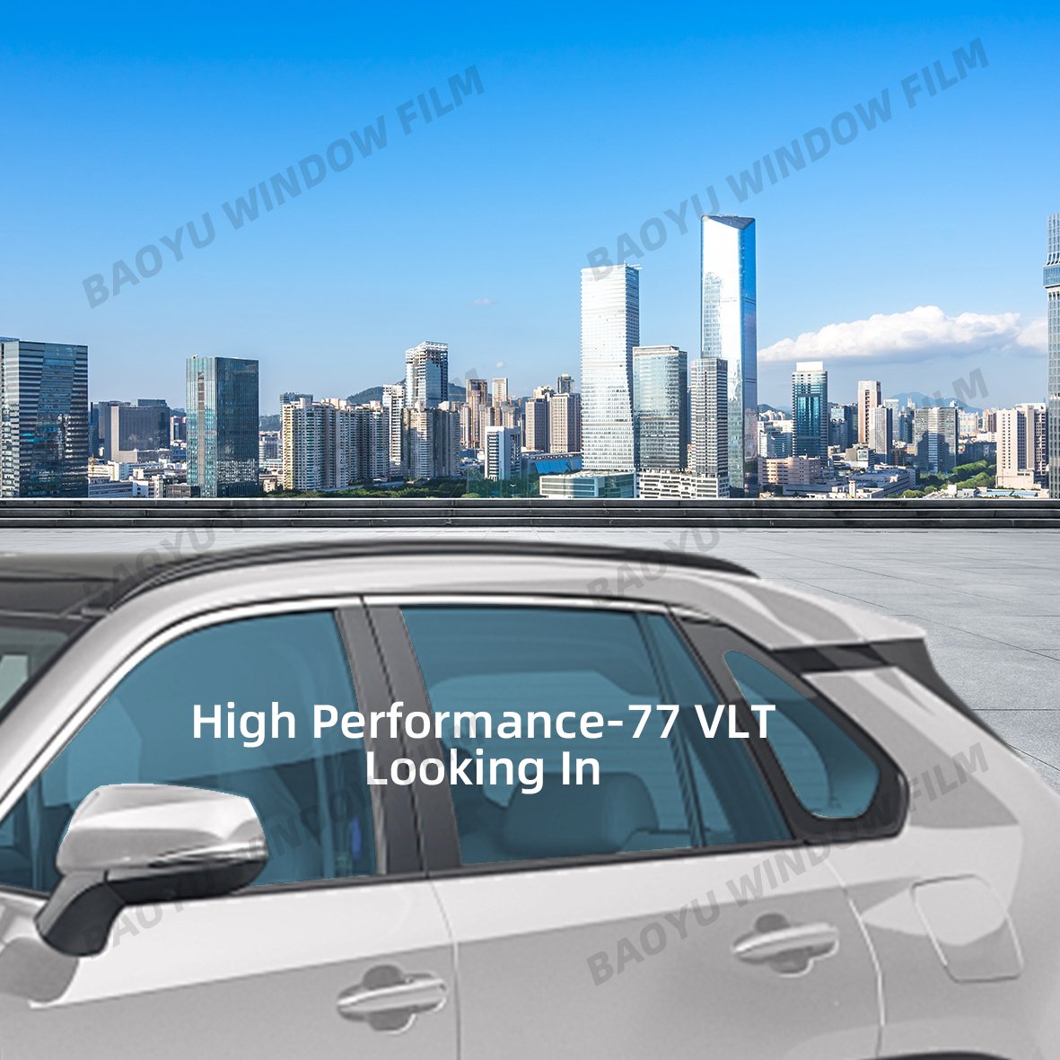 Mazda PET Fasion Window Film Heat Insulation Anti UV for Cars Window Tint Windows Protection Metal 3 2mil 3 Year Metal Magnetron