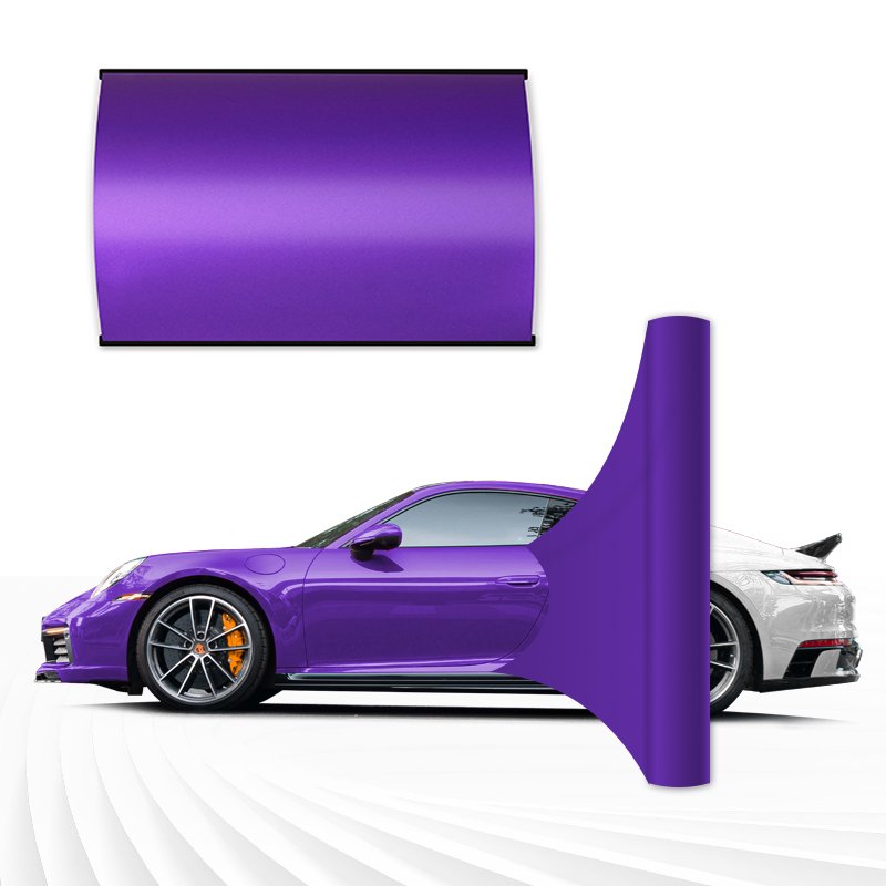USA Quality Factory Custom Red Blue Purple High Glossy Vehicle Wrap Vinyl for Car sticker Car Film Vinyl Wrap
