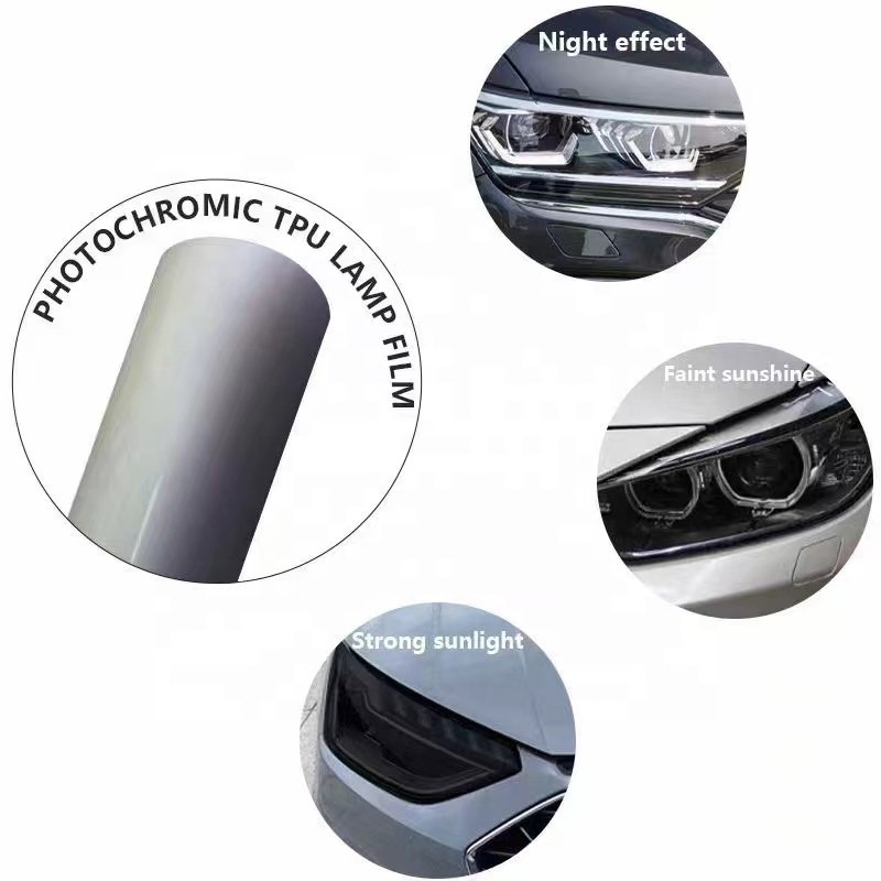 Automobile Headlamp Protective Film TPU Material Head Light Film Adhesive Car Lamp Headlight Tint Film
