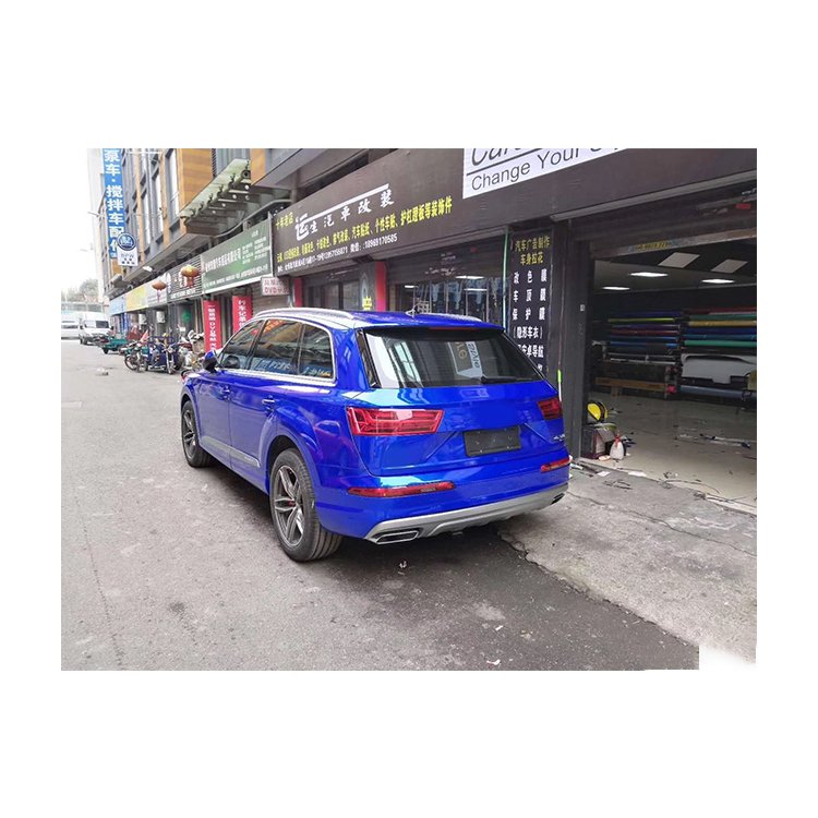 Wholesale Price Car Cast Pvc Vinyl Wrap Super Bright Metal Blueberry Car Film