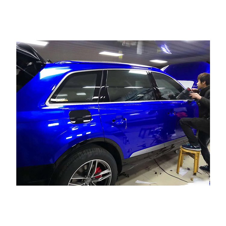 Wholesale Price Car Cast Pvc Vinyl Wrap Super Bright Metal Blueberry Car Film