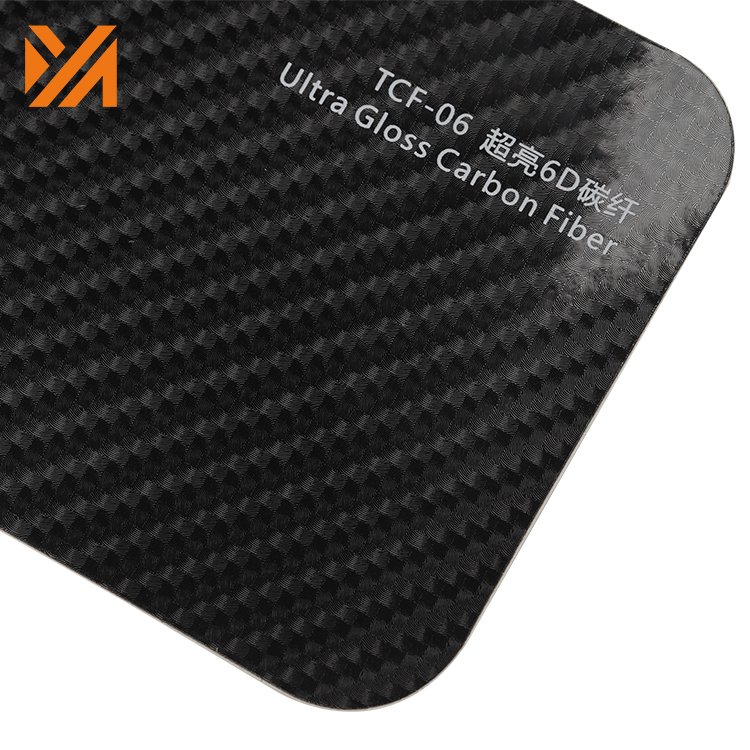 Custom-made Size Pressure-sensitive Glue Carbon Fiber Plaid Carbon Fiber Vinyl Wrapping