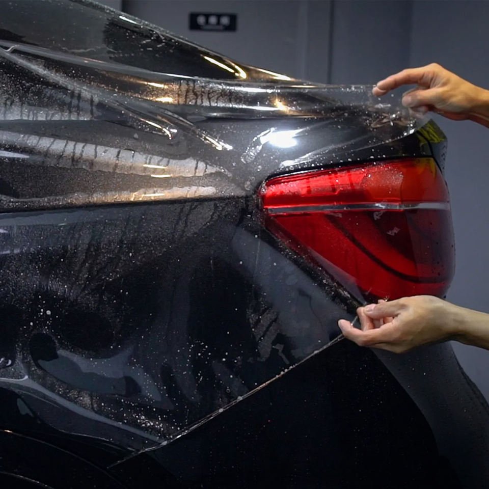 Clear adhesive roll Anti Scratch 15m high quality gloss transparent TPU protective ppf warp car paint protection car film