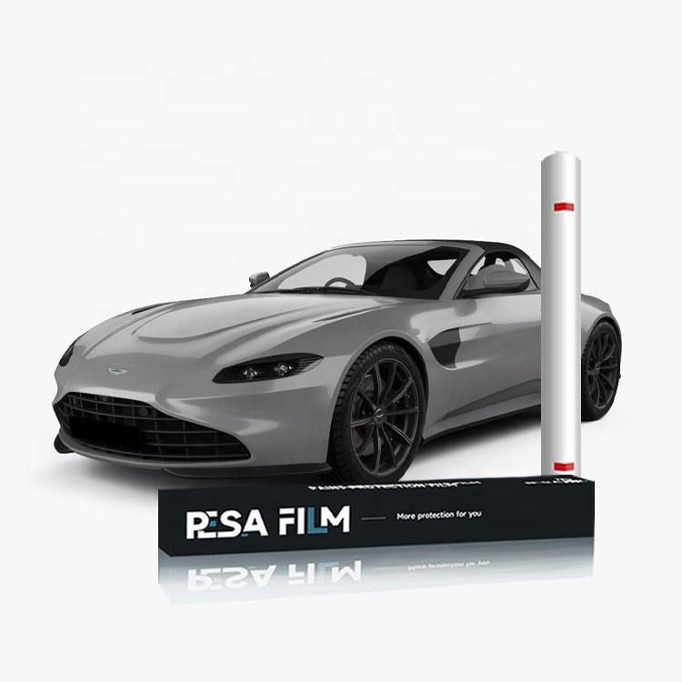 PESA car reflective vinyl roll wrap wrapping transparent tpu tph ppf film black