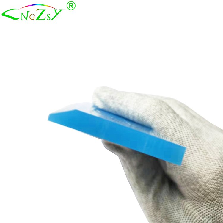 BlueMax Rubber Scraper Blades Window Tint Glass Wash Cleaning Tool Carbon Film Wrapping Car Squeegee B02