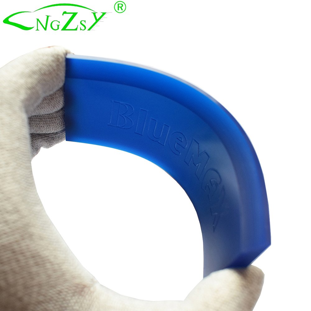 BlueMax Rubber Scraper Blades Window Tint Glass Wash Cleaning Tool Carbon Film Wrapping Car Squeegee B02