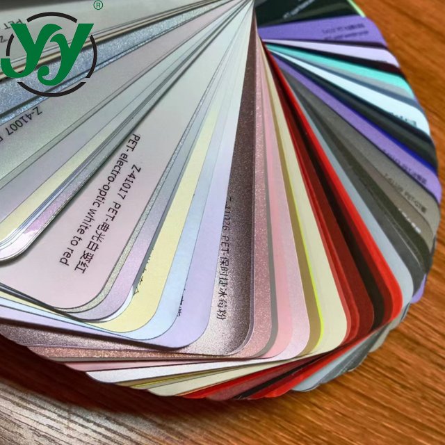 Highest quality premium PET liner car wrap film car vinyl sample book color card swatch