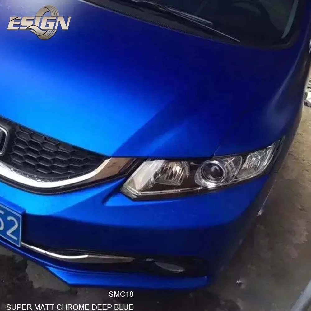 ICE FILM MATT BLUE Car Film Protection Good Quality Foil Vinyle Covering Vinyl Wrap for Auto Vehicle