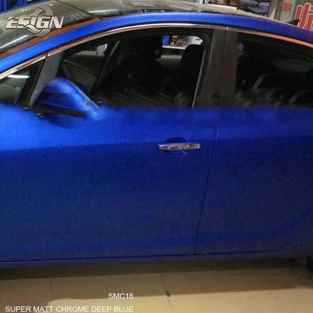 ICE FILM MATT BLUE Car Film Protection Good Quality Foil Vinyle Covering Vinyl Wrap for Auto Vehicle