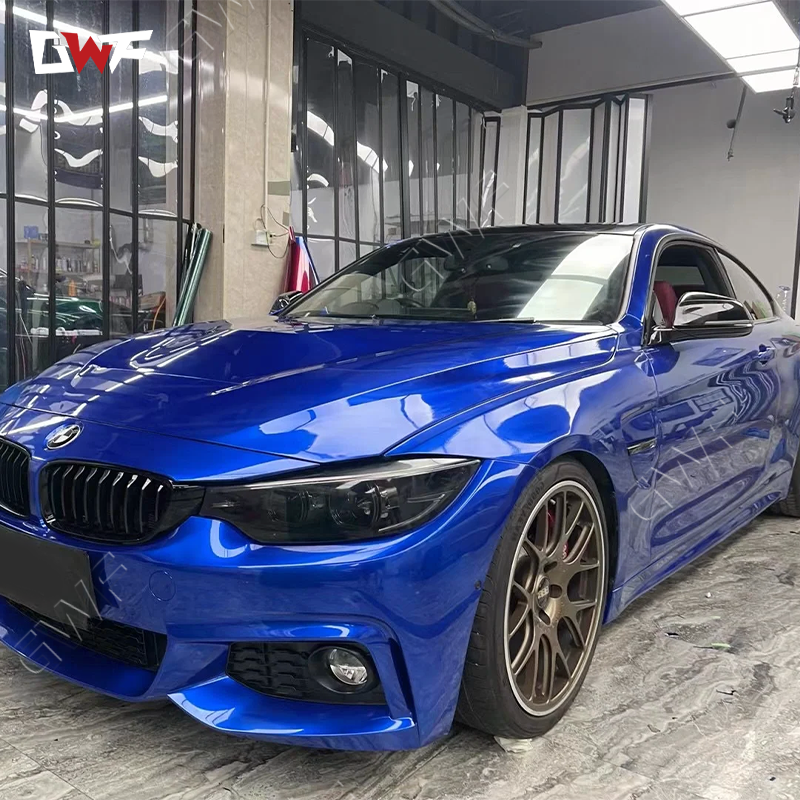 Manufacturer pvc PET liner best color changing gloss clear car wraps vinyl Liquid Ocean Blue vinyl TPU car wrap film