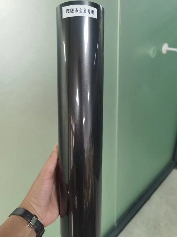 Motorcycle Car Film Covering Wrapping Foil High Glossy Liquid Metal Gray Adhesive Car Wrap Vinyl