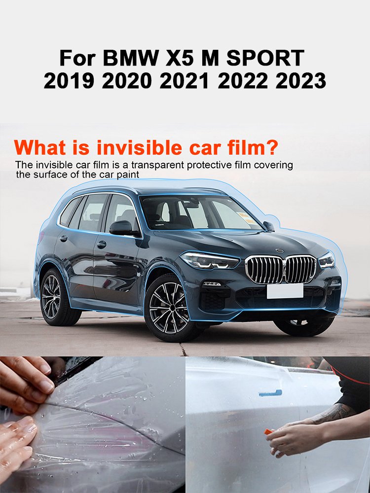 Pre-cut protective film for BMW X5 M SPORT 2019 2020 2021 2022 2023 TPU full car custom paint transparent anti-scratch film