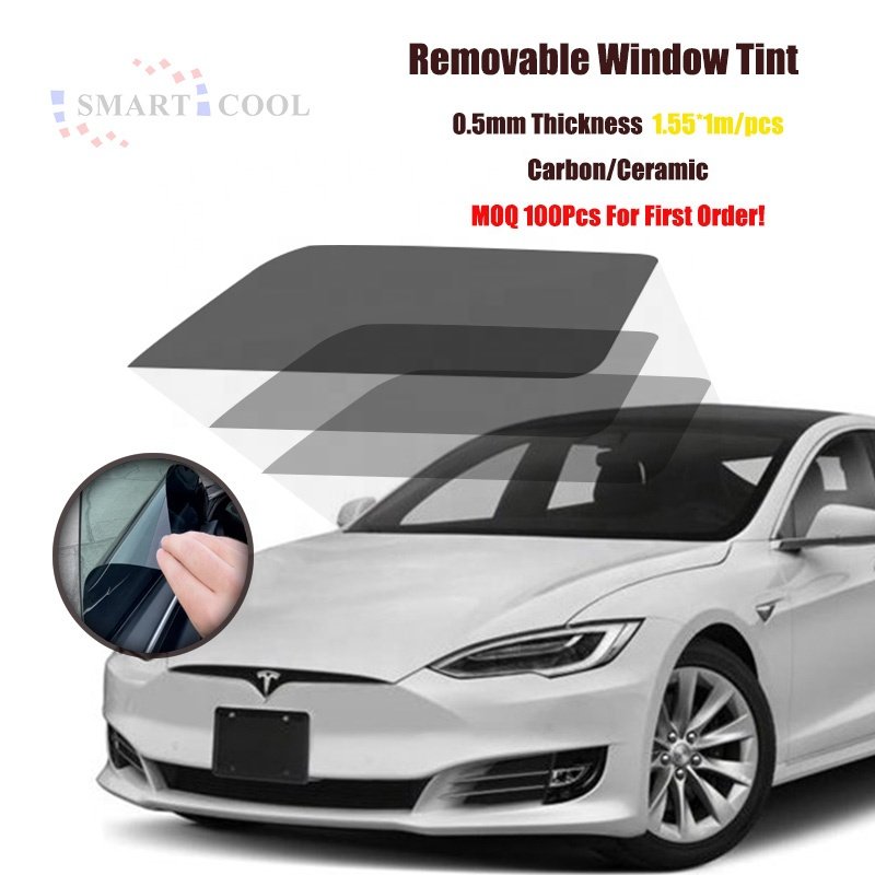 Wholesales Detachable Car Tint Film Removable Window Tint Pre Cut All Car Models Remove Window Tint For Car