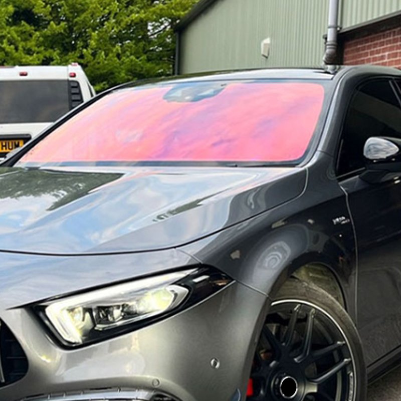 1.52*30M CM-20 20%vlt Blue Purple Chameleon Window Tint Light Blue Chameleon Nano Ceramic Car Window Tint Solar Film