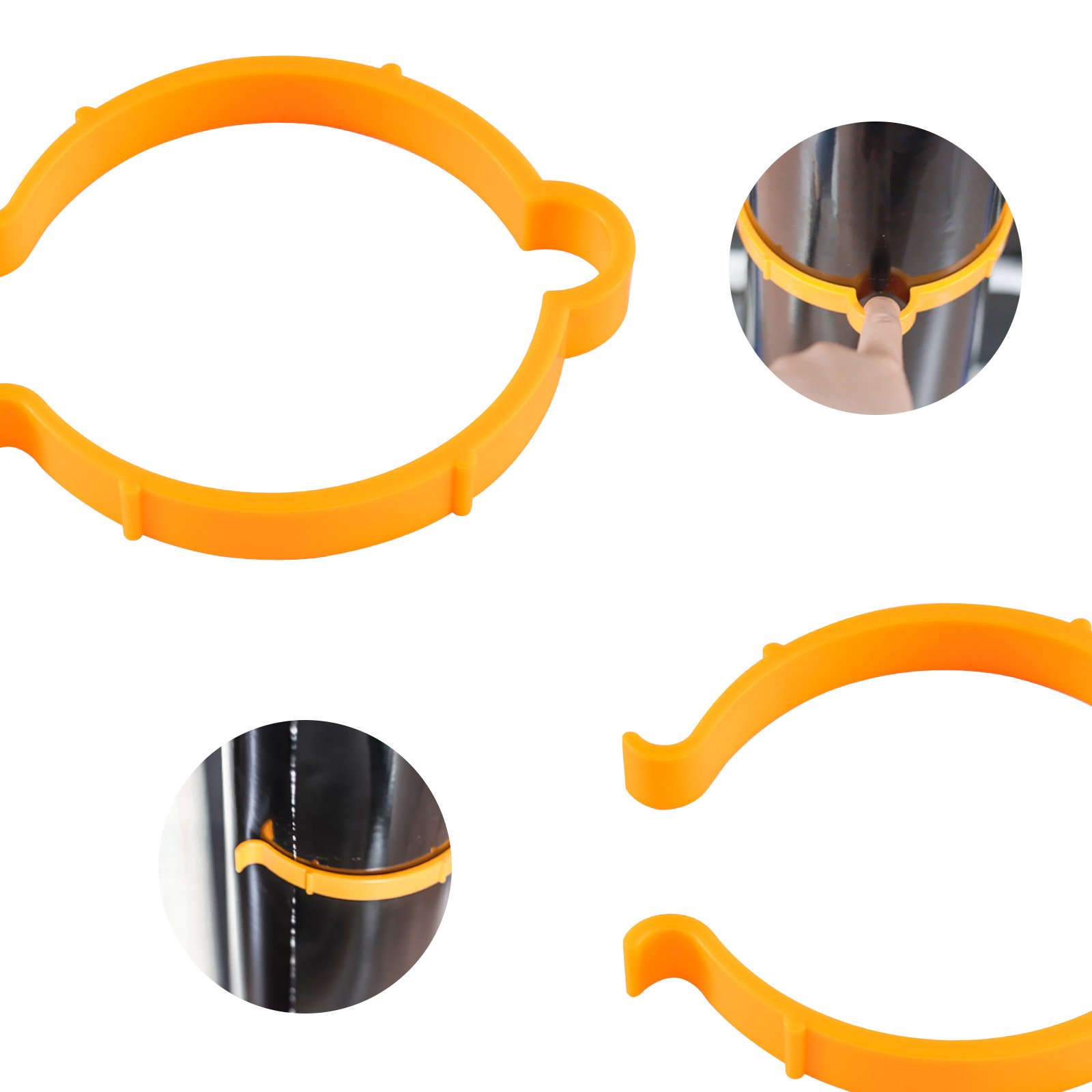 Car Wrap Vinyl Holding Tool Film Coil Hoop Ring Car Wrap Tools Vinyl Film Roll Clip Plastic Fastener Clip