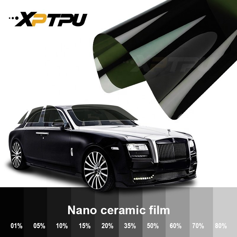 Self Adhesive Solar Windows Tinting Car Window Film For Automotive VTL15% nano ceramic window film