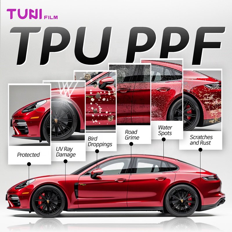 USA quality 7.5 Mil Self healing Tpu PPF Paint Protection Film Not yellowing ppf car film