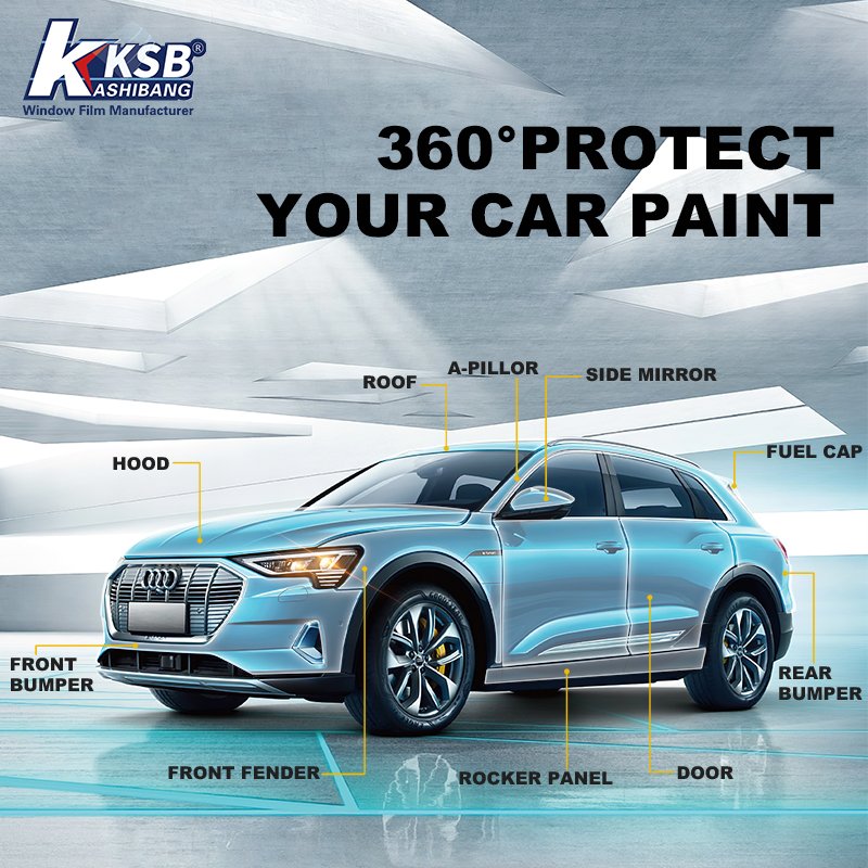 Clear PPF Paint Protection Film Bulk Roll Instant Self Healing TPU Paint Protection Film TPH Car Film Roll