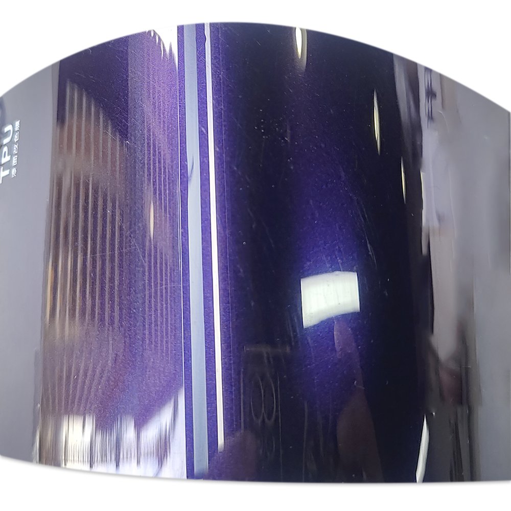TSAUTOP 1.52*17m Self Healing TPU PAINT METALLIC MIDNIGHT PURPLE PPF Paint Protection Film