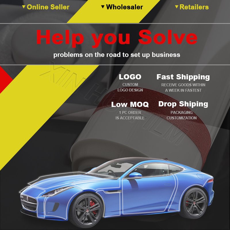 1.52*15M Gloss Self Adhesive Wrap Vehicle Anti Scratch PPF Paint Protection Film TPU TPH Car Protection Film