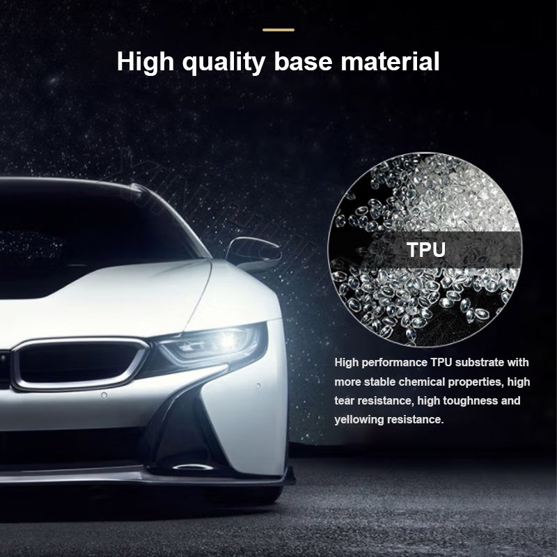 1.52*15M Gloss Self Adhesive Wrap Vehicle Anti Scratch PPF Paint Protection Film TPU TPH Car Protection Film
