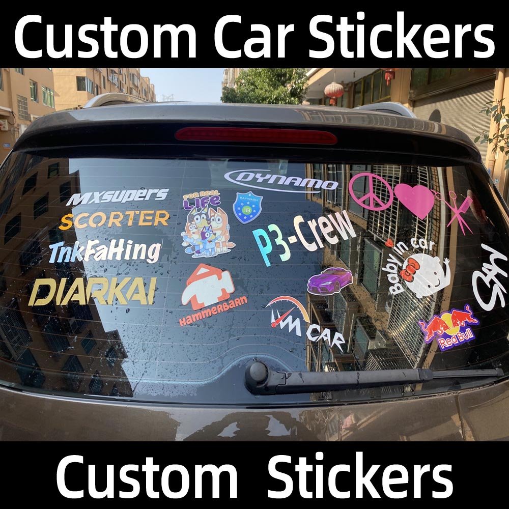 High Quality Reflective Personalized Custom Car Sticker Waterproof Car Stickers And Vinyl Decals