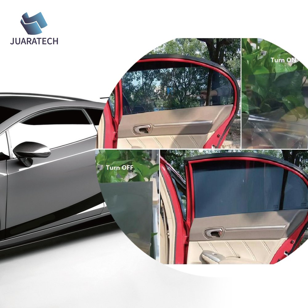 JuaraTech Adhesive pdlc Film Privacy Smart Film Transparent for Windows