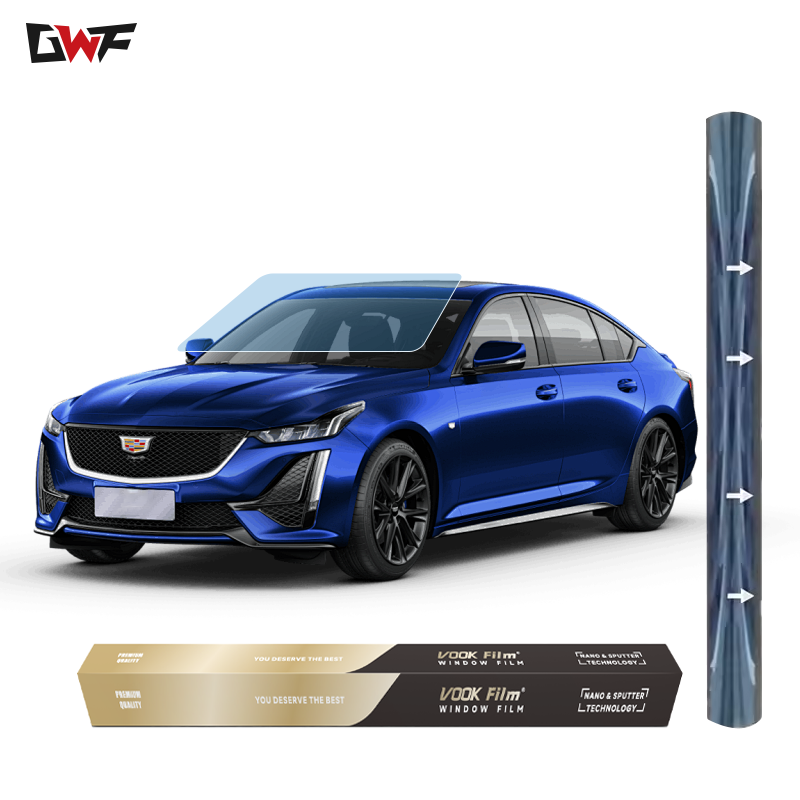 CR Series 5% 15% 35% 50% 70% VLT Explosion-proof roll heat rejection water proof solar Nano Ceramic window car tinting film