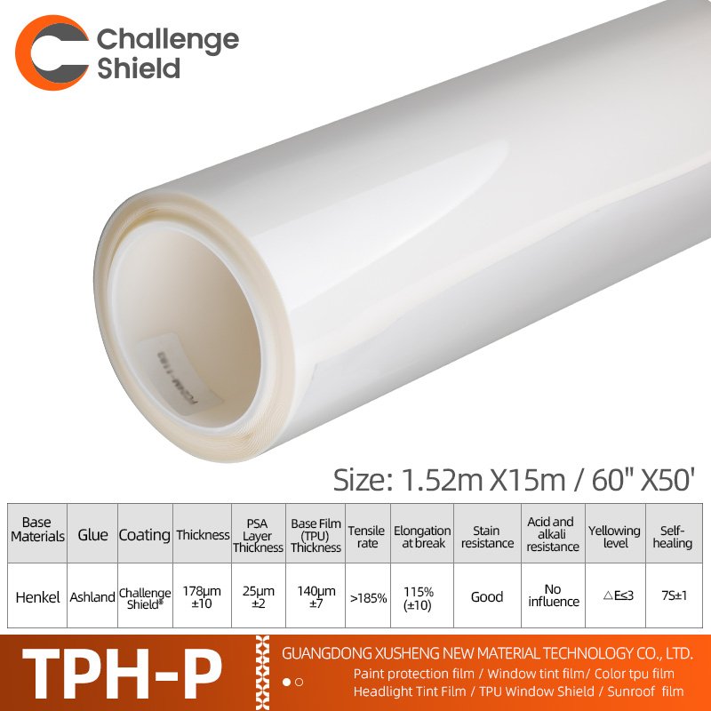 Manufacturer transparent self healing ppf car film protection nano ceramic coating TPH TPU PPF car paint protection film
